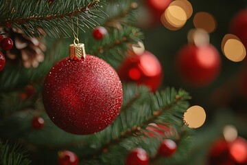 Obraz premium Christmas Season Background created with Generative AI