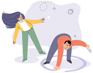 Introvert vector illustration. Alone time is essential for introverts to recharge and regain their energy The lifestyle of introvert may involve certain limitations on social activities Privacy