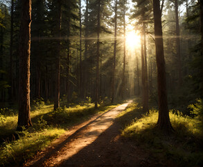 Obraz premium serene forest