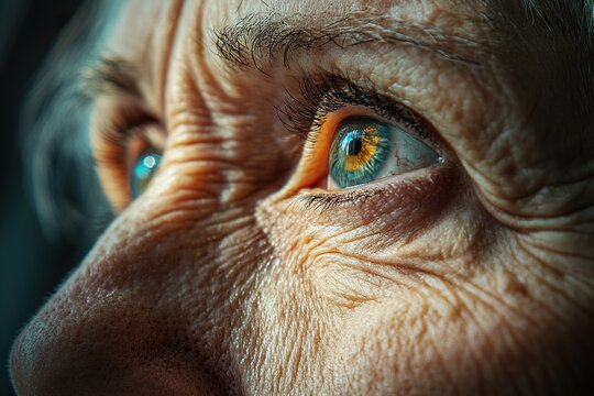 Elderly Eye Disease:  Worsened Farsightedness and Reduced Vision