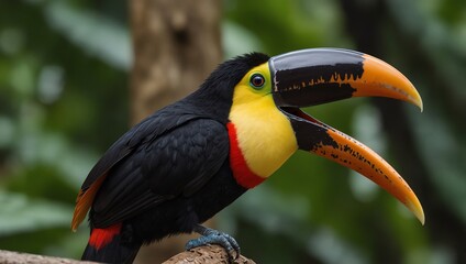 Fototapeta premium toucan on a branch