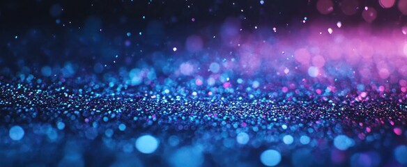 The Colorful Glittering Background