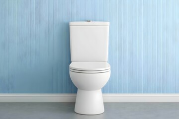 Contemporary White Toilet Fixture in Minimalist Bathroom Interior