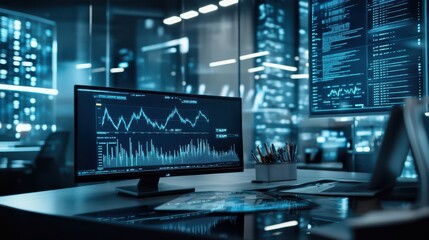 Holographic Charts and Graphs for Stock Market Analysis and Presentations