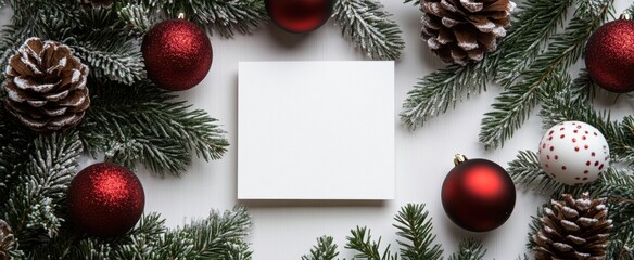 The Christmas Holiday Blank Card