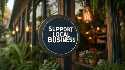 The Support Local Business Sign