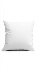 A simple, textured white pillow, perfect for adding comfort and style to any living space or bedroom.