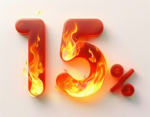 Flaming 15% Discount Offer