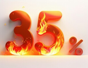 Flaming 35% Discount Offer
