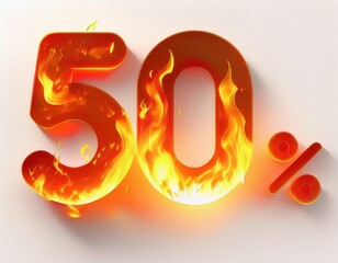 Flaming 50% Discount Offer