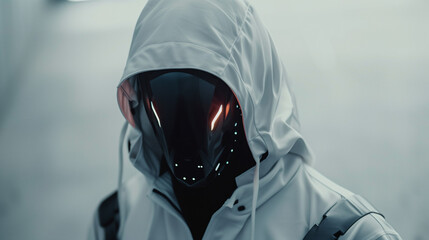 Portrait of an Enigmatic Robotic Hacker: Embodiment of Cybersecurity, Cybercrime, and Cyberattack Concepts