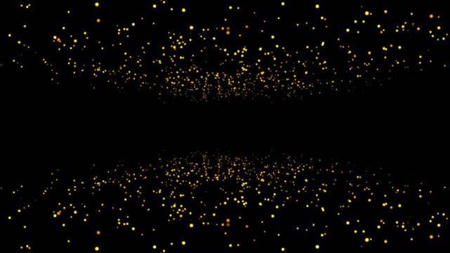 Luxury golden particle background, awards ceremony background shining golden particle background,