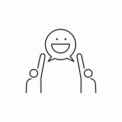 health bipolar icon sign vector