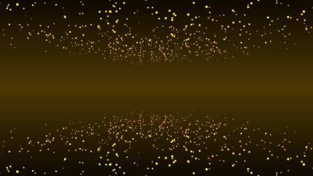 Luxury golden particle background, awards ceremony background shining golden particle background,