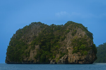 Idyllic landscape of a lonely island in Malaysia