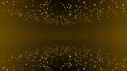 Luxury golden particle background, awards ceremony background shining golden particle background,