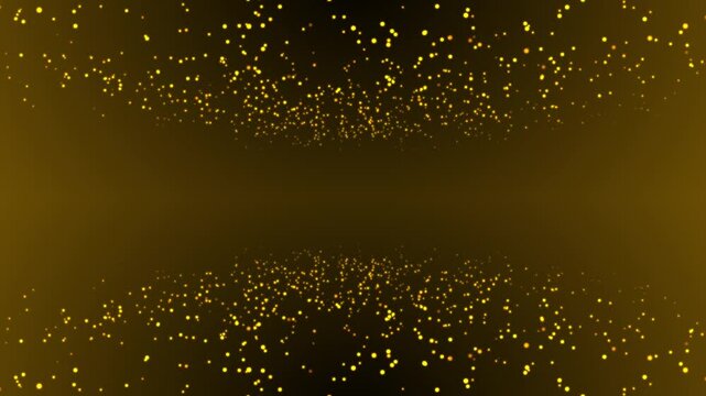 Luxury golden particle background, awards ceremony background shining golden particle background,