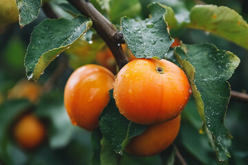 Happy person gathering harvest bounty fall summer season, farmland marsh garden Generative AI