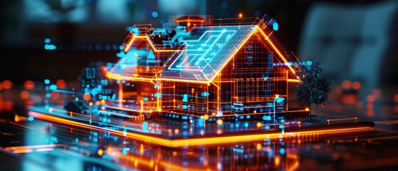 Futuristic Holographic Home Design Concept