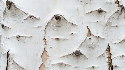 White Birch Tree Bark Texture