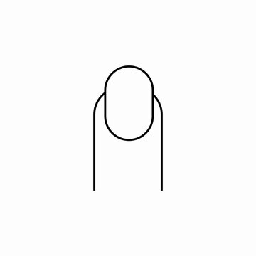 recommend clip art: finger nail icon sign vector