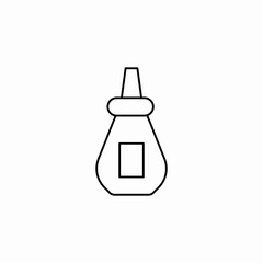 squeeze bottle icon sign vector