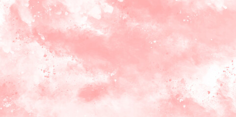 pink color dust particles explosion cloud on white background minimal design and artistic watercolor splashes background. Wallpaper Created Using Artificial Intelligence	
