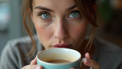 Holding a Cup of Coffee or Drink