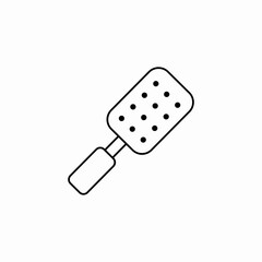 hair brush icon sign vector