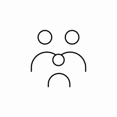 happy family icon sign vector