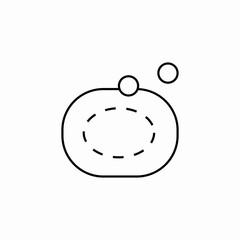 soap bubble icon sign vector