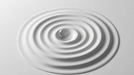 Obraz premium Minimalistic Water Ripple Effect