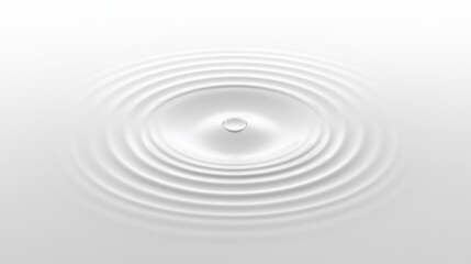 Tranquil Concentric Water Ripple