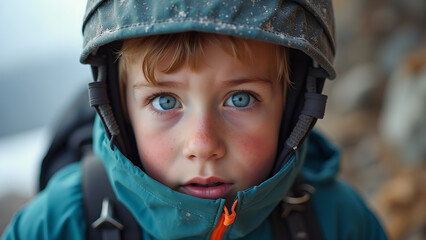 Looking the Camera mountain ice