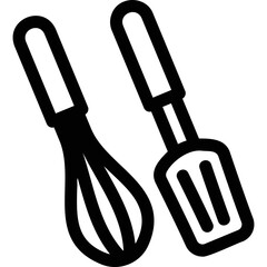 
Simple vector icon tableware