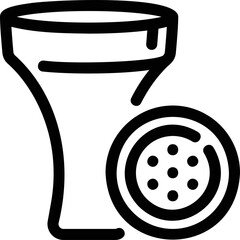 Simple vector icon bowl