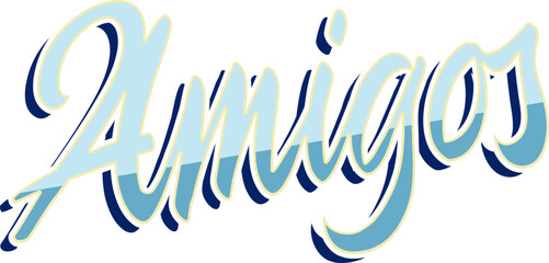 Amigos Cinco de Mayo Typography