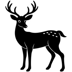 deer silhouette vector