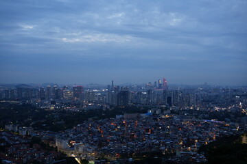Fototapeta premium view of the city