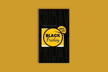 black friday sale story template
