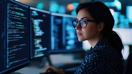 Graphic Designer Utilizing AI Powered Tools to Automate Repetitive Design Tasks Speeding Up the Creative Process and Enhancing Productivity in a Modern Digital Workspace