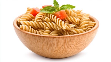 Delicious Spiral Pasta with Fresh Vegetables and Herbs