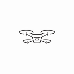 drone video record icon sign vector