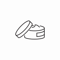 face powder make up icon sign vector