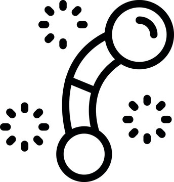recommend clip art: Bold outline icon of a baby rattle toy with fireworks exploding around it