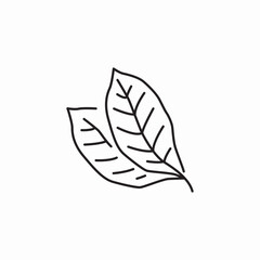 tree leaf icon sign vector