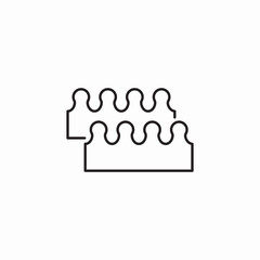 manicure and pedicure toe separators icon sign vector