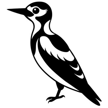 recommend clip art: woodpecker on a branch