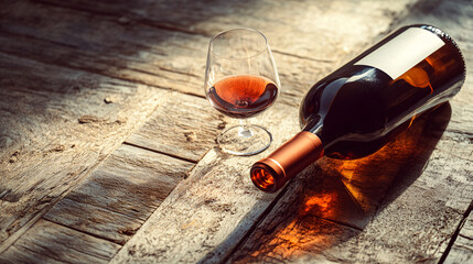 bottle and glass