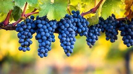 Naklejka premium bunch of grapes, Generative AI